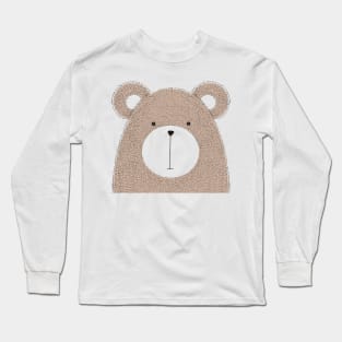 Cute Bear Head Long Sleeve T-Shirt